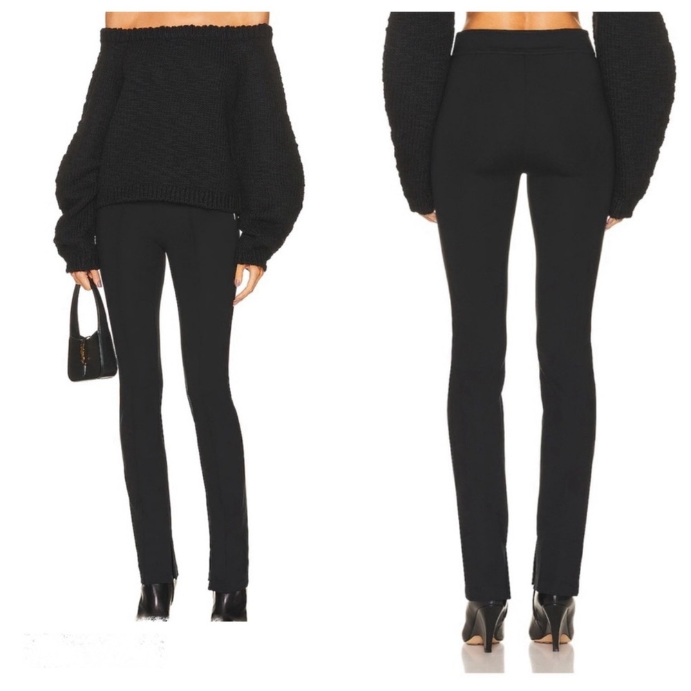 Helmut Lang Black Leggings Legs for Miles Knit Stretch Women’s Sz Medium